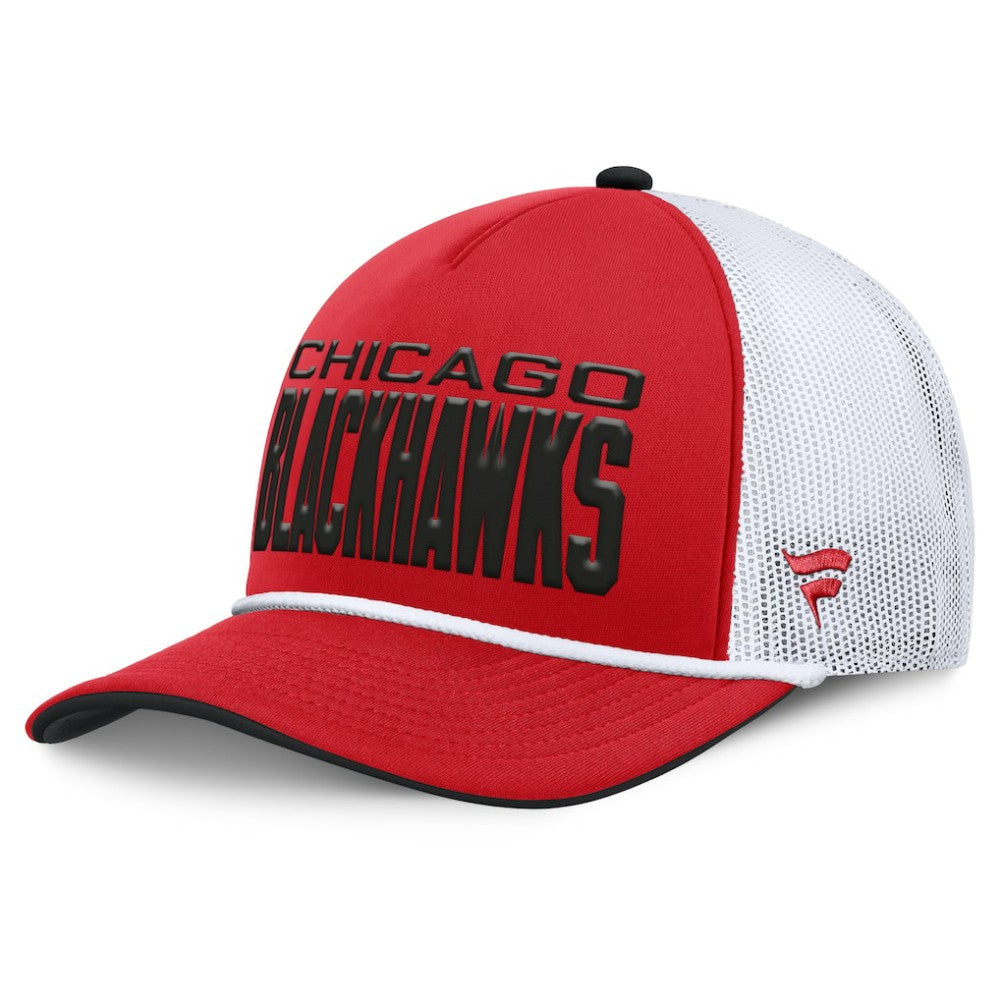 NHL Chicago Blackhawks Fanatics Centennial Foam Front Adjustable Trucker Hat