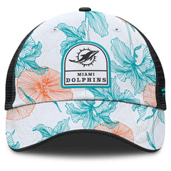 Tropical Adjustable Trucker Hat - Miami Dolphins Hats