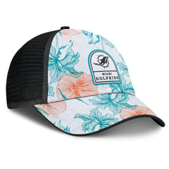 Tropical Adjustable Trucker Hat - Miami Dolphins Hats