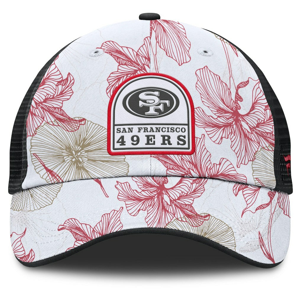 Tropical Adjustable Trucker Hat - San Francisco 49ers Hats