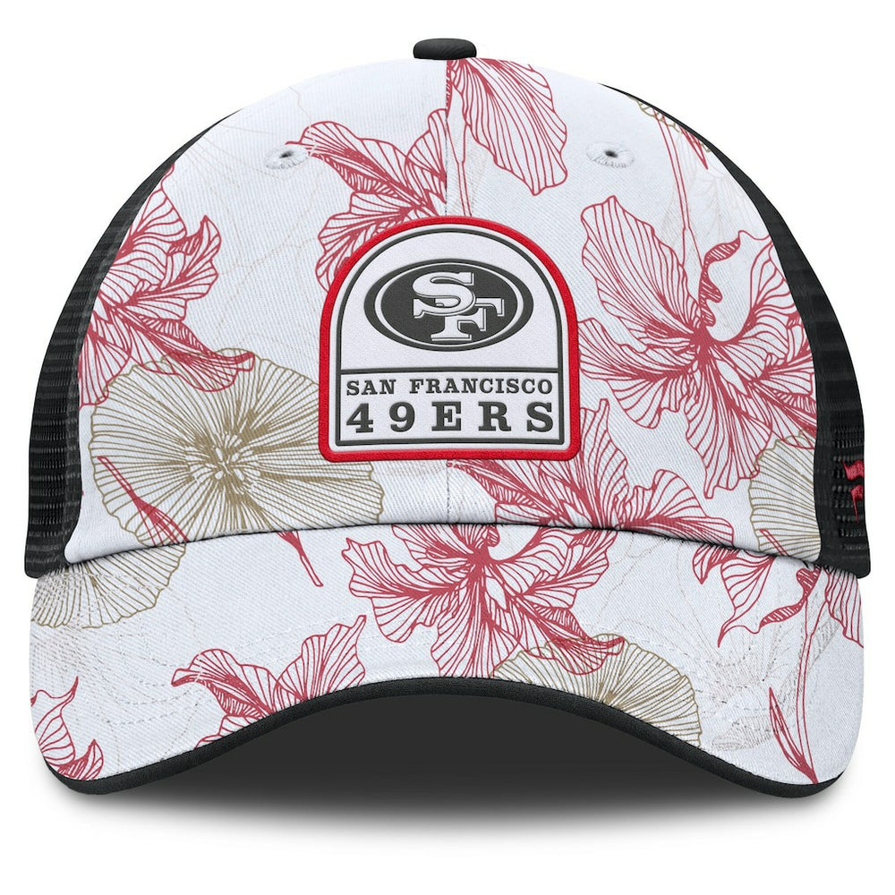 Tropical Adjustable Trucker Hat - San Francisco 49ers Hats