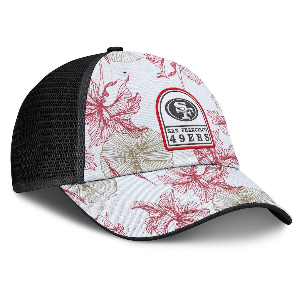 Tropical Adjustable Trucker Hat - San Francisco 49ers Hats