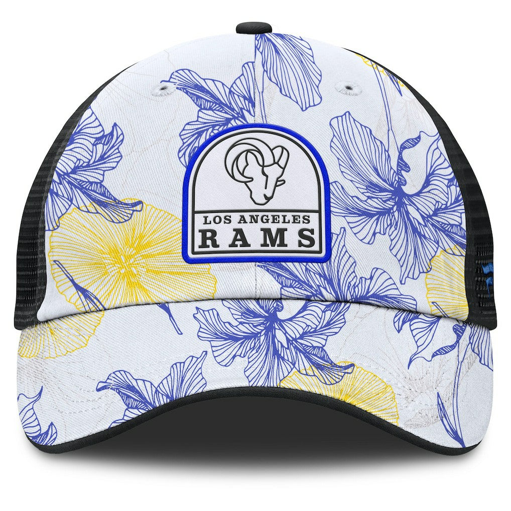 Tropical Adjustable Trucker Hat - Los Angeles Rams Hats