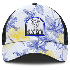 Tropical Adjustable Trucker Hat - Los Angeles Rams Hats