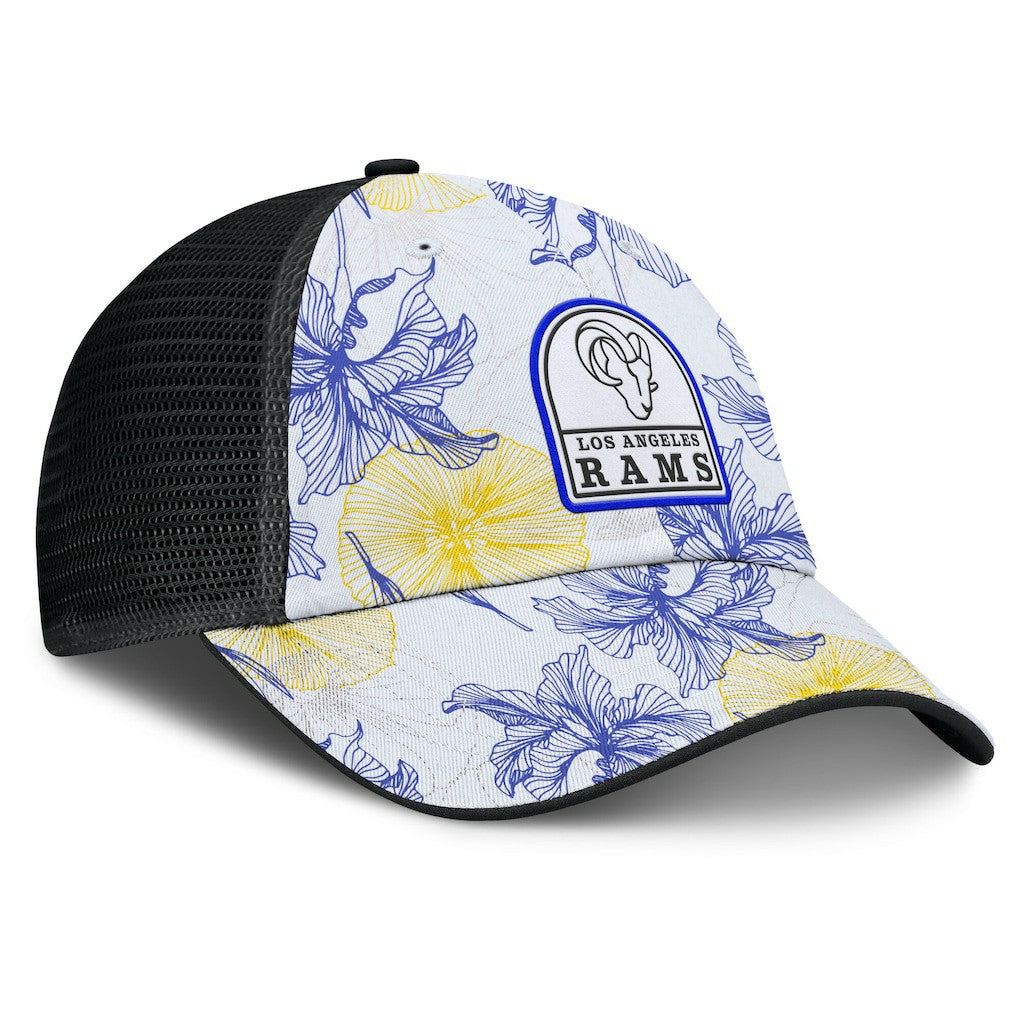 Tropical Adjustable Trucker Hat - Los Angeles Rams Hats