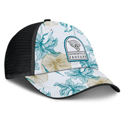 Tropical Adjustable Trucker Hat - Jacksonville Jaguars Hats