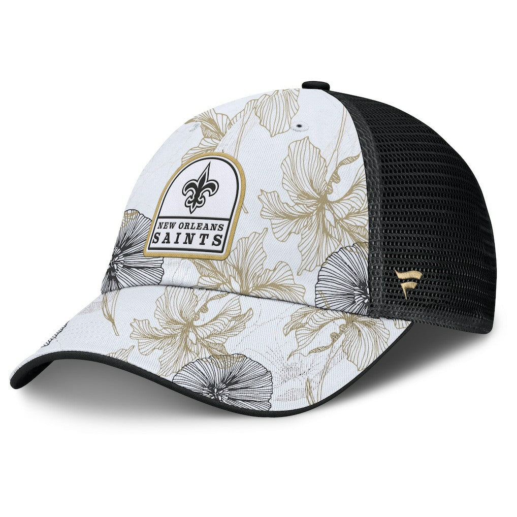 Tropical Adjustable Trucker Hat - New Orleans Saints Hats