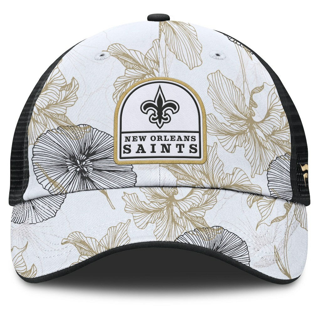 Tropical Adjustable Trucker Hat - New Orleans Saints Hats