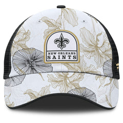 Tropical Adjustable Trucker Hat - New Orleans Saints Hats