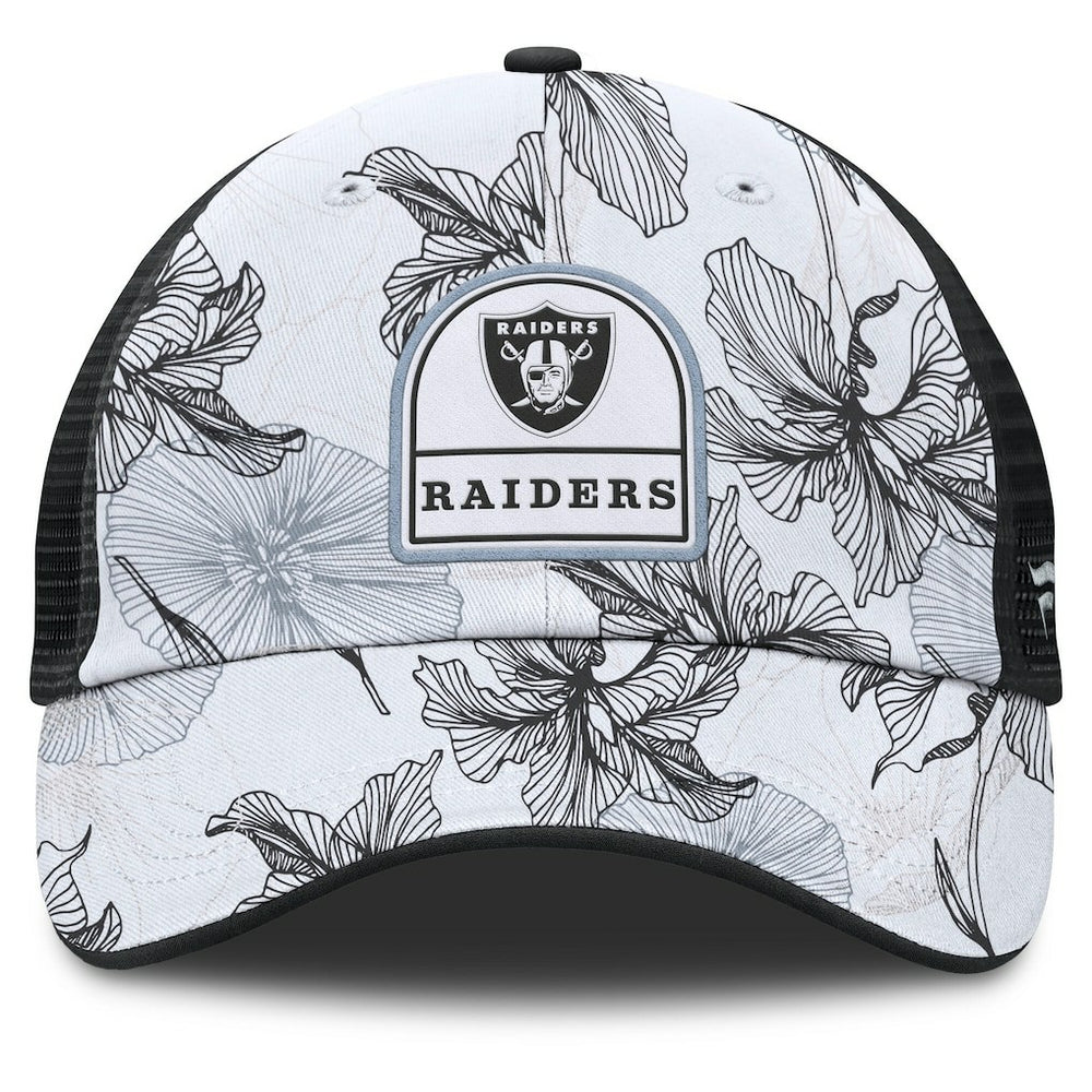 Tropical Adjustable Trucker Hat - Las Vegas Raiders Hats