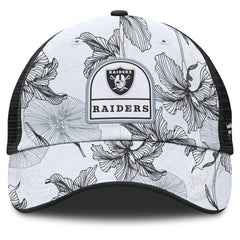 Tropical Adjustable Trucker Hat - Las Vegas Raiders Hats