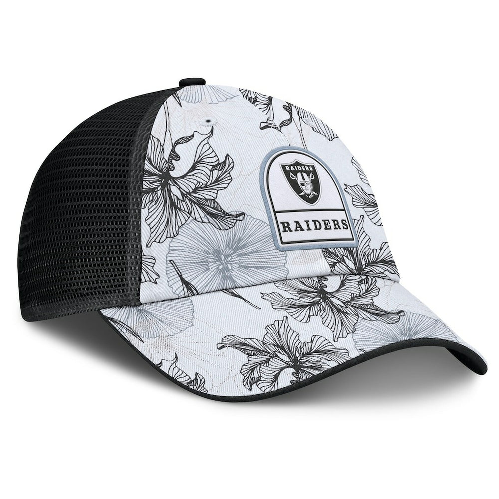 Tropical Adjustable Trucker Hat - Las Vegas Raiders Hats
