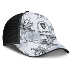 Tropical Adjustable Trucker Hat - Las Vegas Raiders Hats