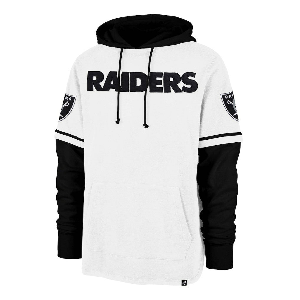'47 Trifecta Shortstop Pullover Hoodie - Las Vegas Raiders Hoodies
