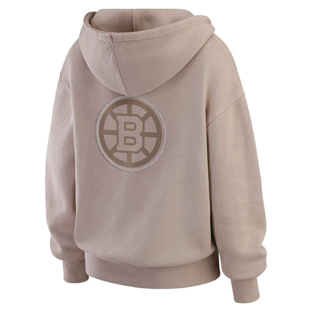 NHL Boston Bruins WEAR by Erin Andrews Women's Washed Pullover Crewdie