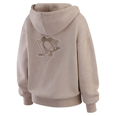 NHL Pittsburgh Penguins WEAR by Erin Andrews Women's Washed Pullover Crewdie
