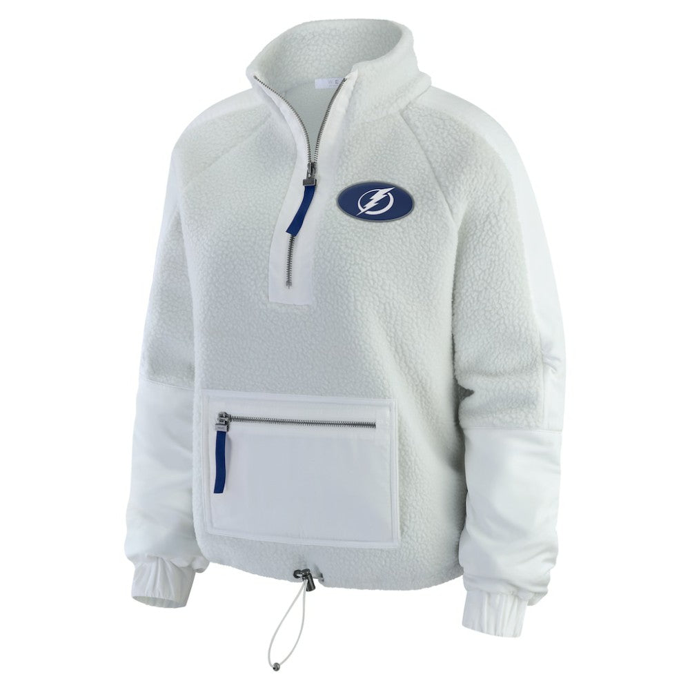 NHL Tampa Bay Lightning WEAR by Erin Andrews Women's Polar Fleece Quarter-Zip Jacket