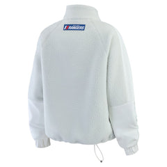NHL New York Rangers WEAR by Erin Andrews Women's Polar Fleece Quarter-Zip Jacket