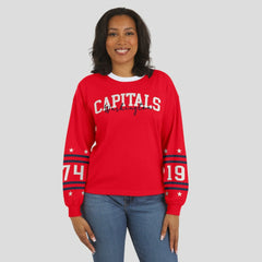 NHL Washington Capitals WEAR by Erin Andrews Women's Long-Sleeve Sport T-Shirt
