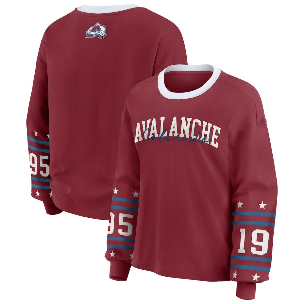 NHL Colorado Avalanche WEAR by Erin Andrews Women's Long-Sleeve Sport T-Shirt