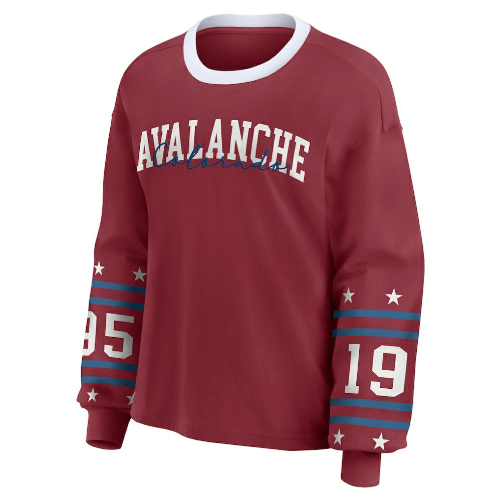NHL Colorado Avalanche WEAR by Erin Andrews Women's Long-Sleeve Sport T-Shirt