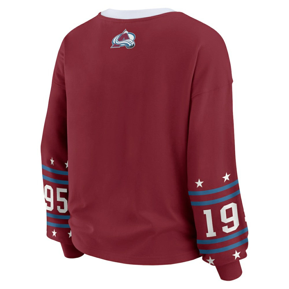 NHL Colorado Avalanche WEAR by Erin Andrews Women's Long-Sleeve Sport T-Shirt