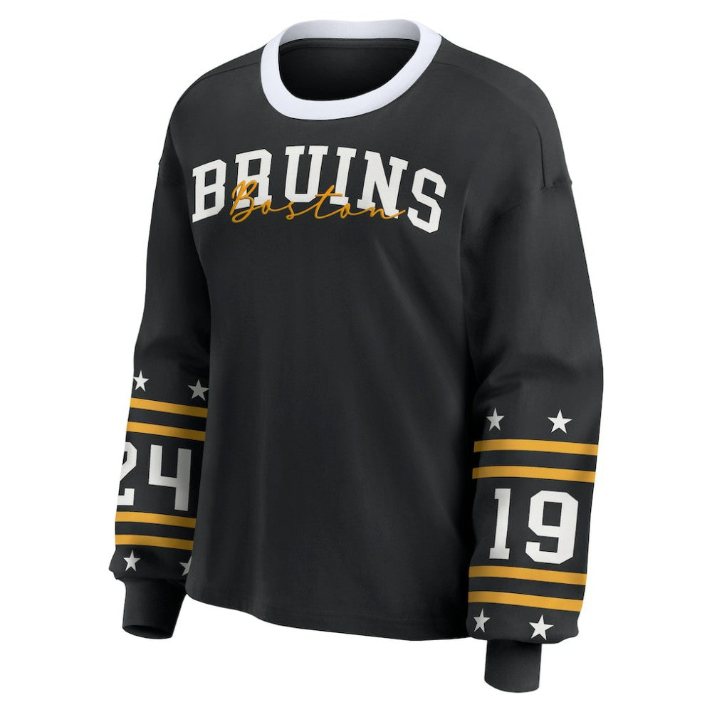 NHL Boston Bruins WEAR by Erin Andrews Women's Long-Sleeve Sport T-Shirt