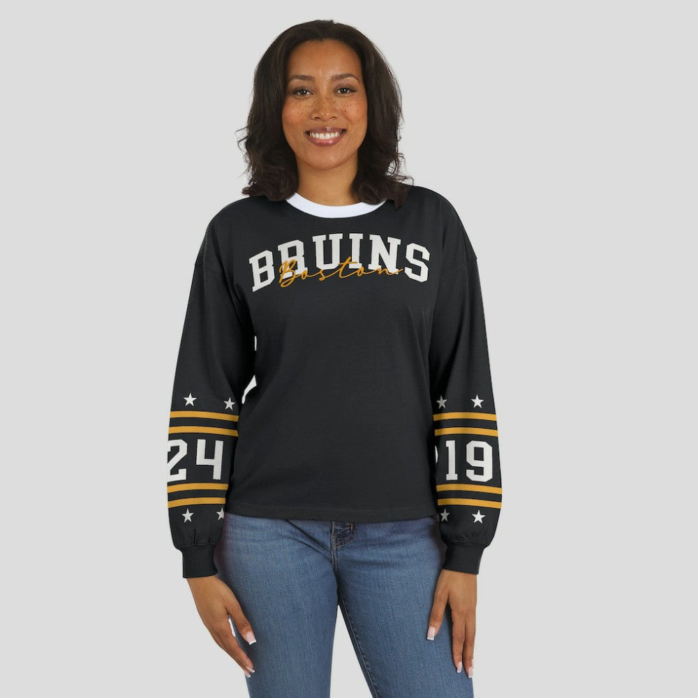 NHL Boston Bruins WEAR by Erin Andrews Women's Long-Sleeve Sport T-Shirt