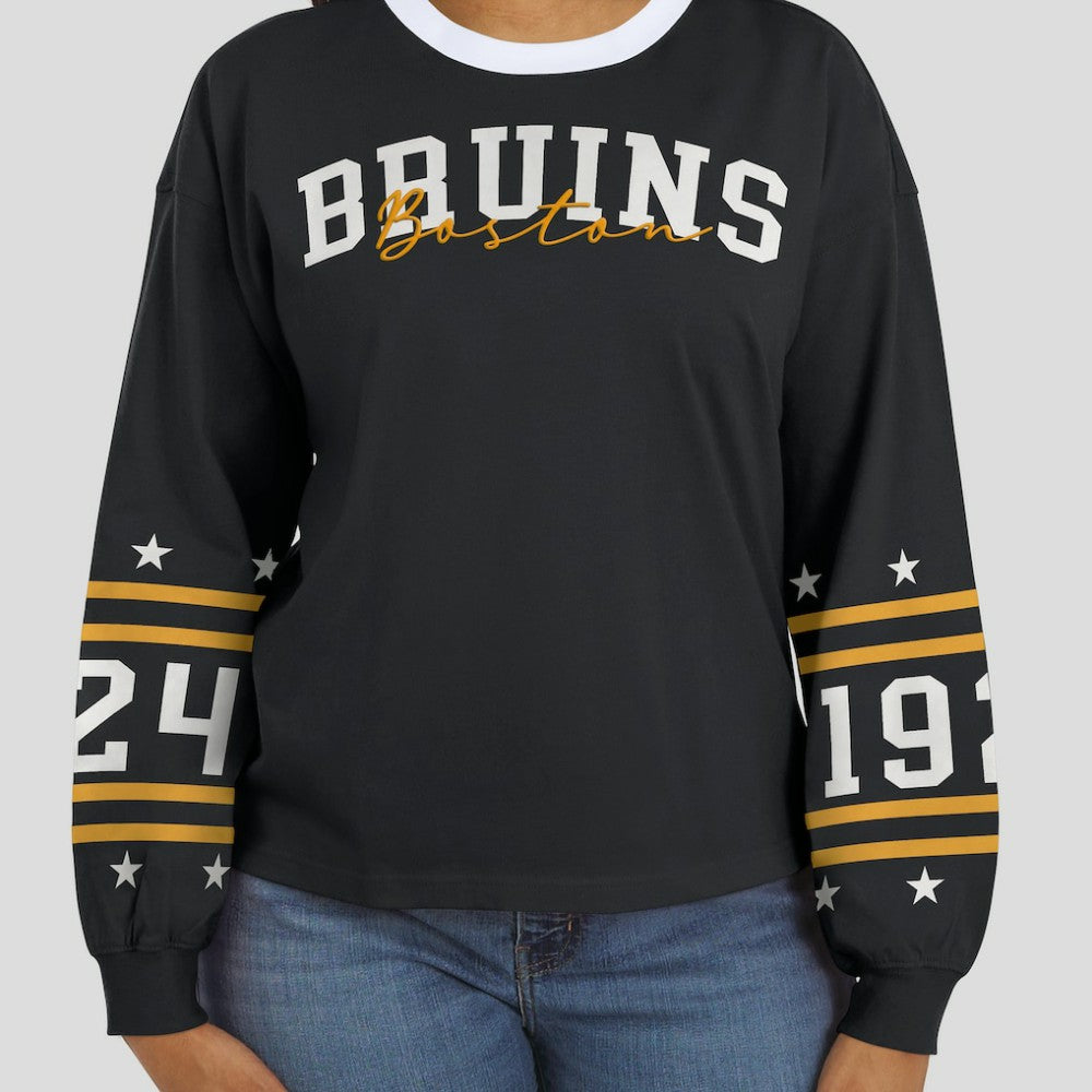 NHL Boston Bruins WEAR by Erin Andrews Women's Long-Sleeve Sport T-Shirt