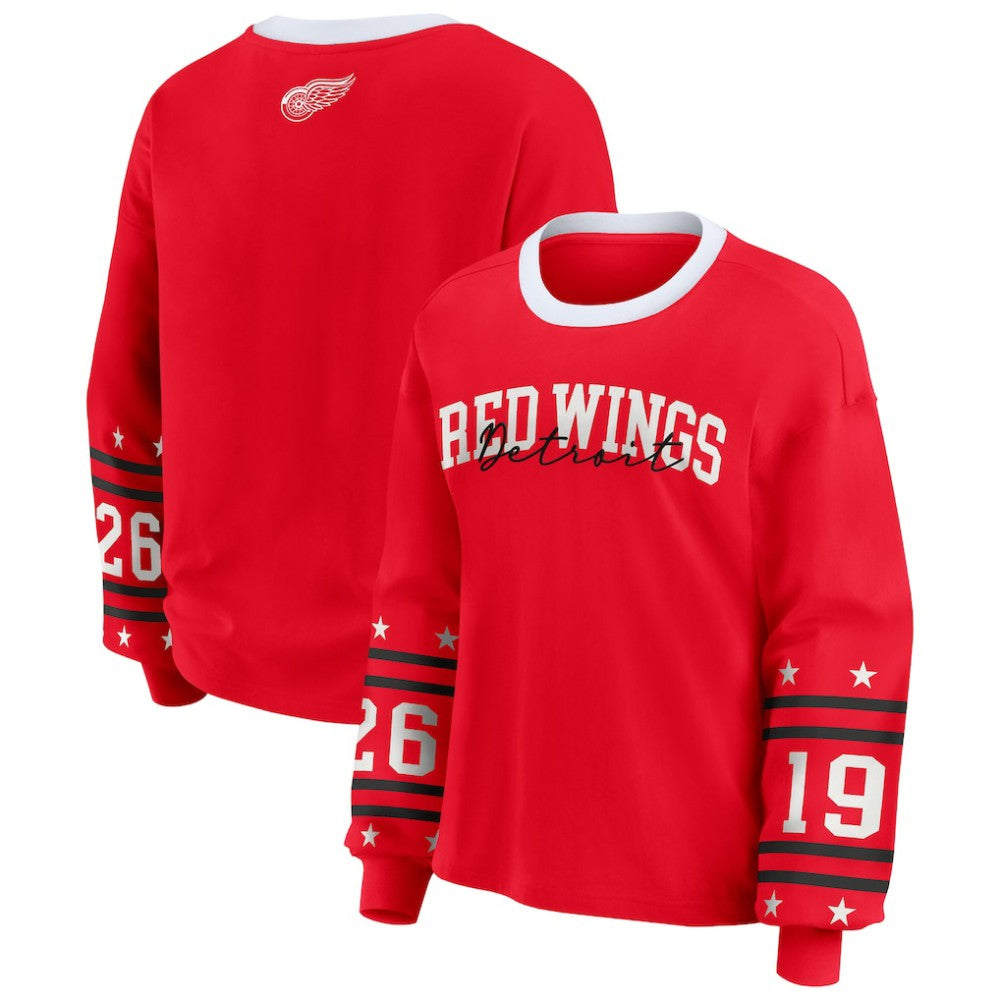 NHL Detroit Red Wings WEAR by Erin Andrews Women's Long-Sleeve Sport T-Shirt