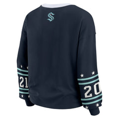 NHL Seattle Kraken WEAR by Erin Andrews Women's Long-Sleeve Sport T-Shirt