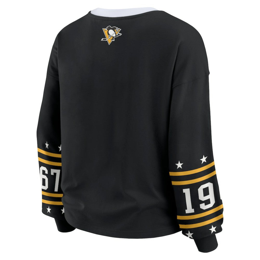 NHL Pittsburgh Penguins WEAR by Erin Andrews Women's Long-Sleeve Sport T-Shirt