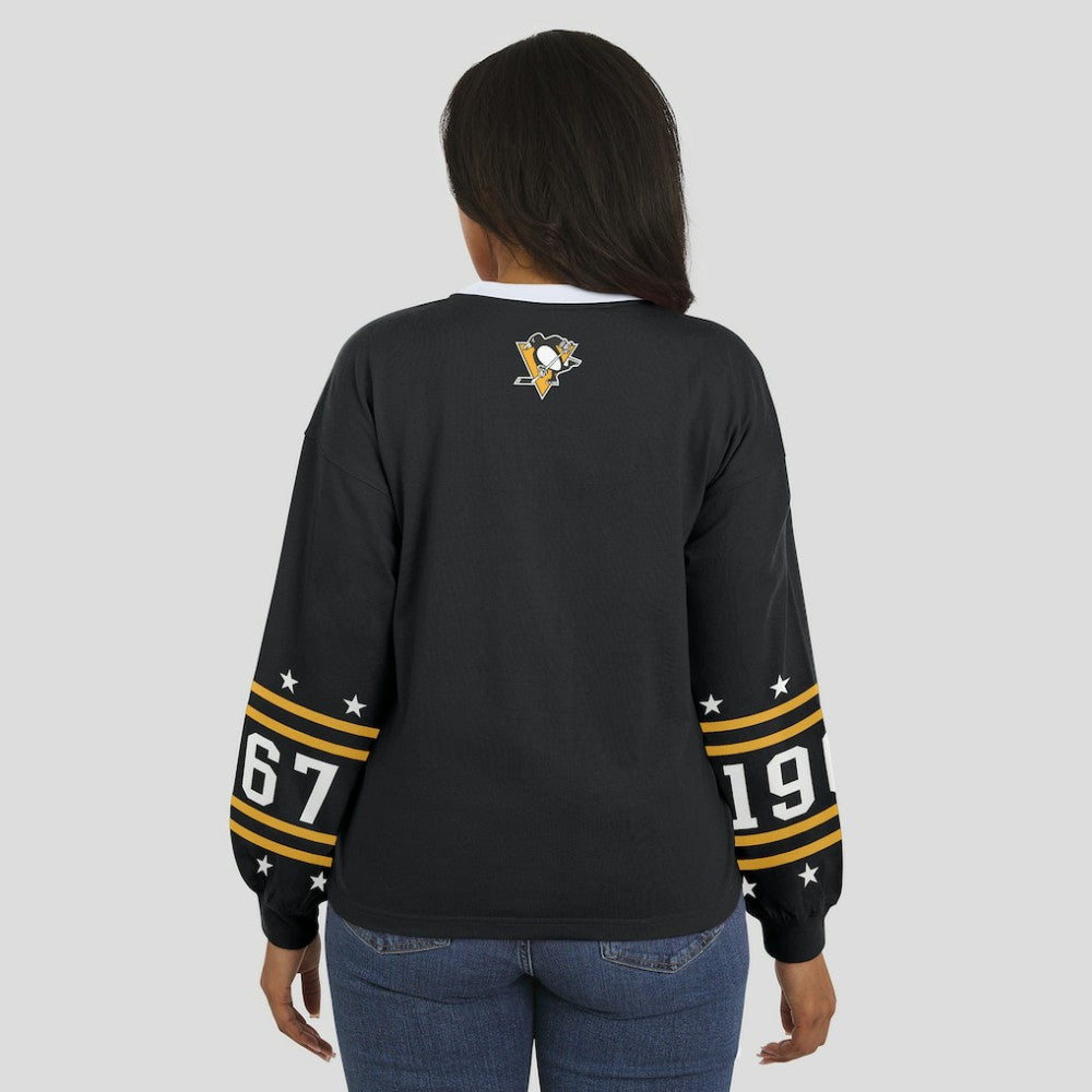 NHL Pittsburgh Penguins WEAR by Erin Andrews Women's Long-Sleeve Sport T-Shirt