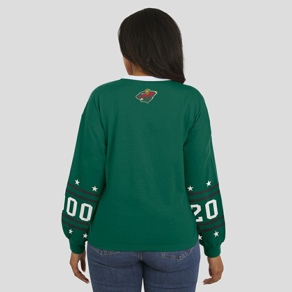 NHL Minnesota Wild WEAR by Erin Andrews Women's Long-Sleeve Sport T-Shirt