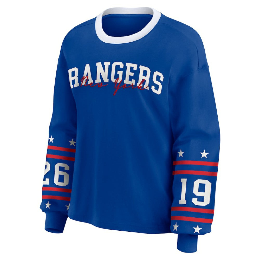 NHL New York Rangers WEAR by Erin Andrews Women's Long-Sleeve Sport T-Shirt