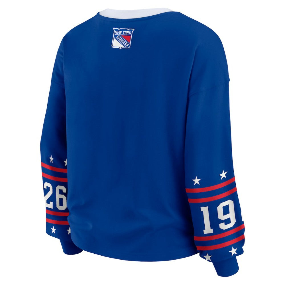 NHL New York Rangers WEAR by Erin Andrews Women's Long-Sleeve Sport T-Shirt