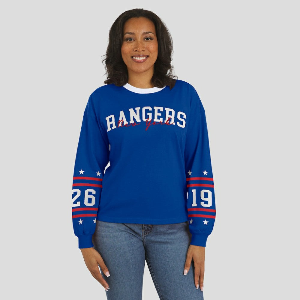 NHL New York Rangers WEAR by Erin Andrews Women's Long-Sleeve Sport T-Shirt