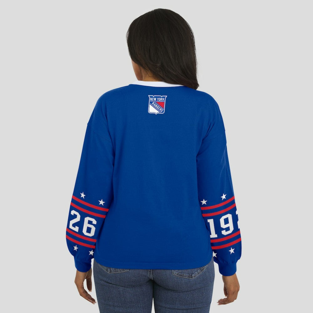 NHL New York Rangers WEAR by Erin Andrews Women's Long-Sleeve Sport T-Shirt