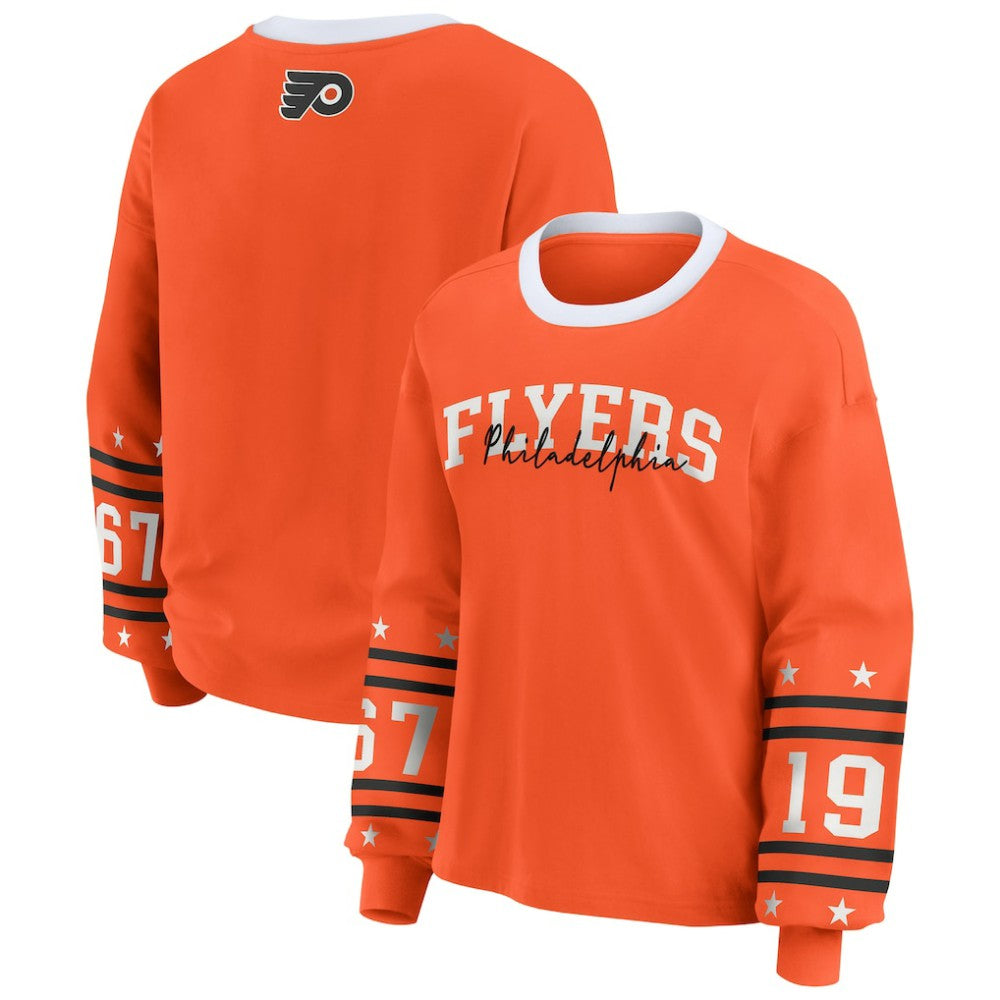 NHL Philadelphia Flyers WEAR by Erin Andrews Women's Long-Sleeve Sport T-Shirt