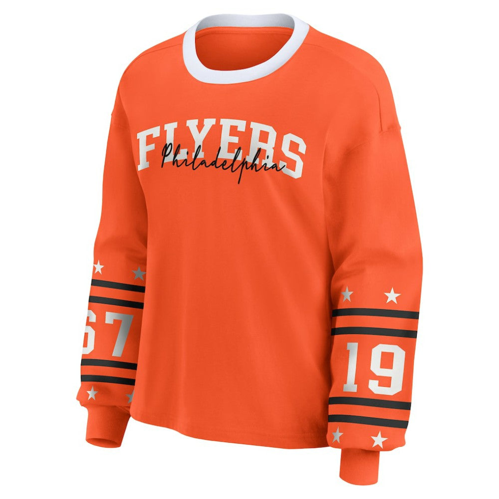 NHL Philadelphia Flyers WEAR by Erin Andrews Women's Long-Sleeve Sport T-Shirt