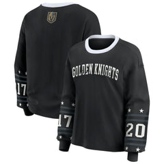 NHL Vegas Golden Knights WEAR by Erin Andrews Women's Long-Sleeve Sport T-Shirt