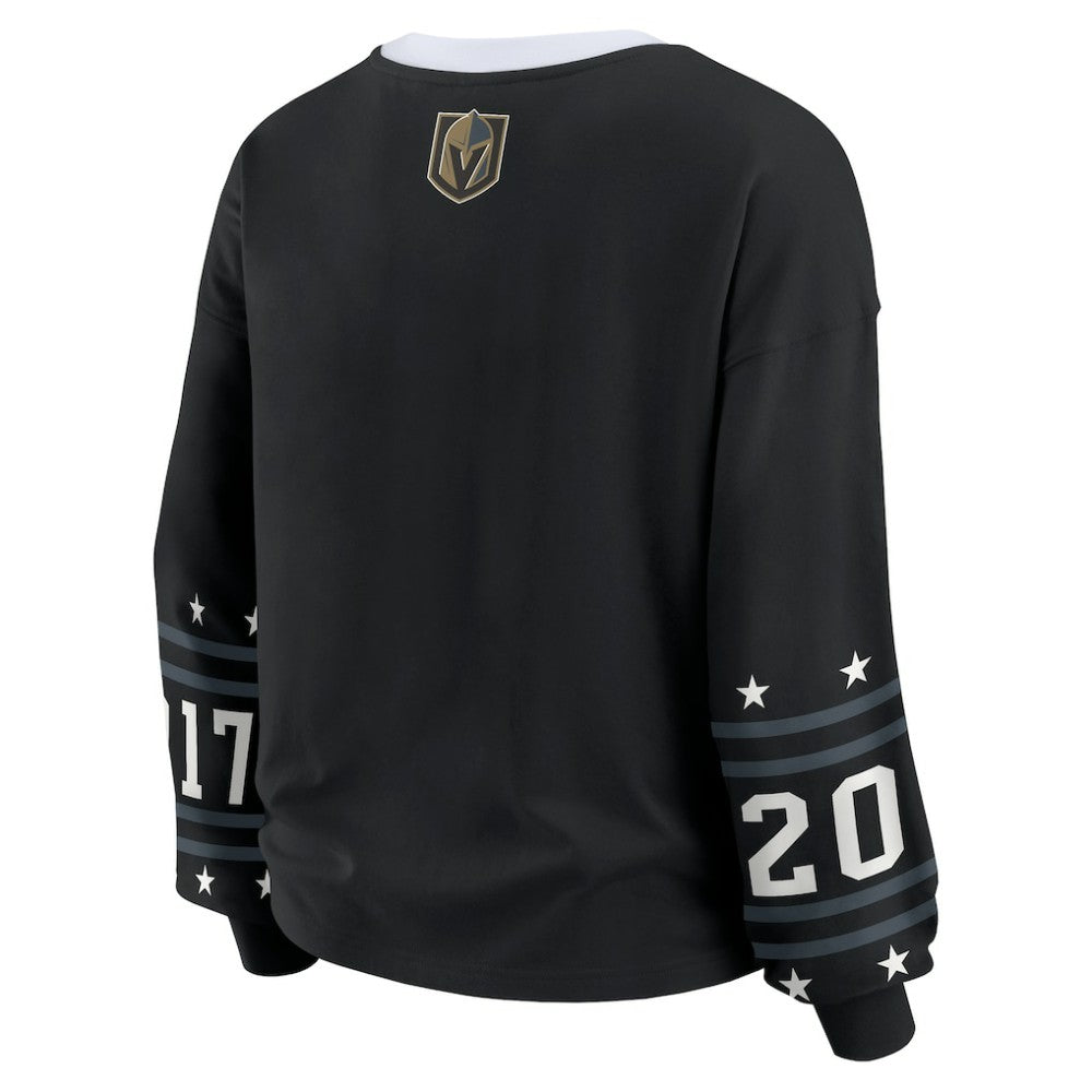 NHL Vegas Golden Knights WEAR by Erin Andrews Women's Long-Sleeve Sport T-Shirt