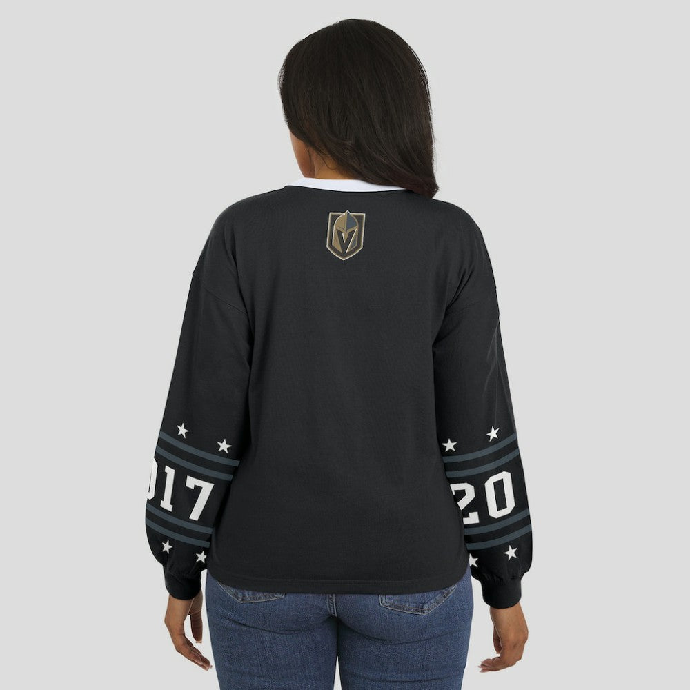 NHL Vegas Golden Knights WEAR by Erin Andrews Women's Long-Sleeve Sport T-Shirt