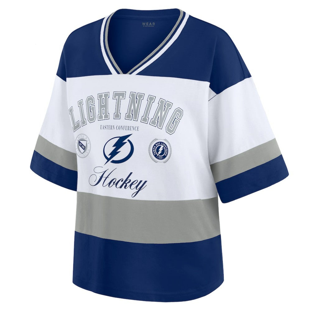 NHL Tampa Bay Lightning WEAR by Erin Andrews Women's Jersey Style Tee