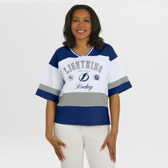 NHL Tampa Bay Lightning WEAR by Erin Andrews Women's Jersey Style Tee