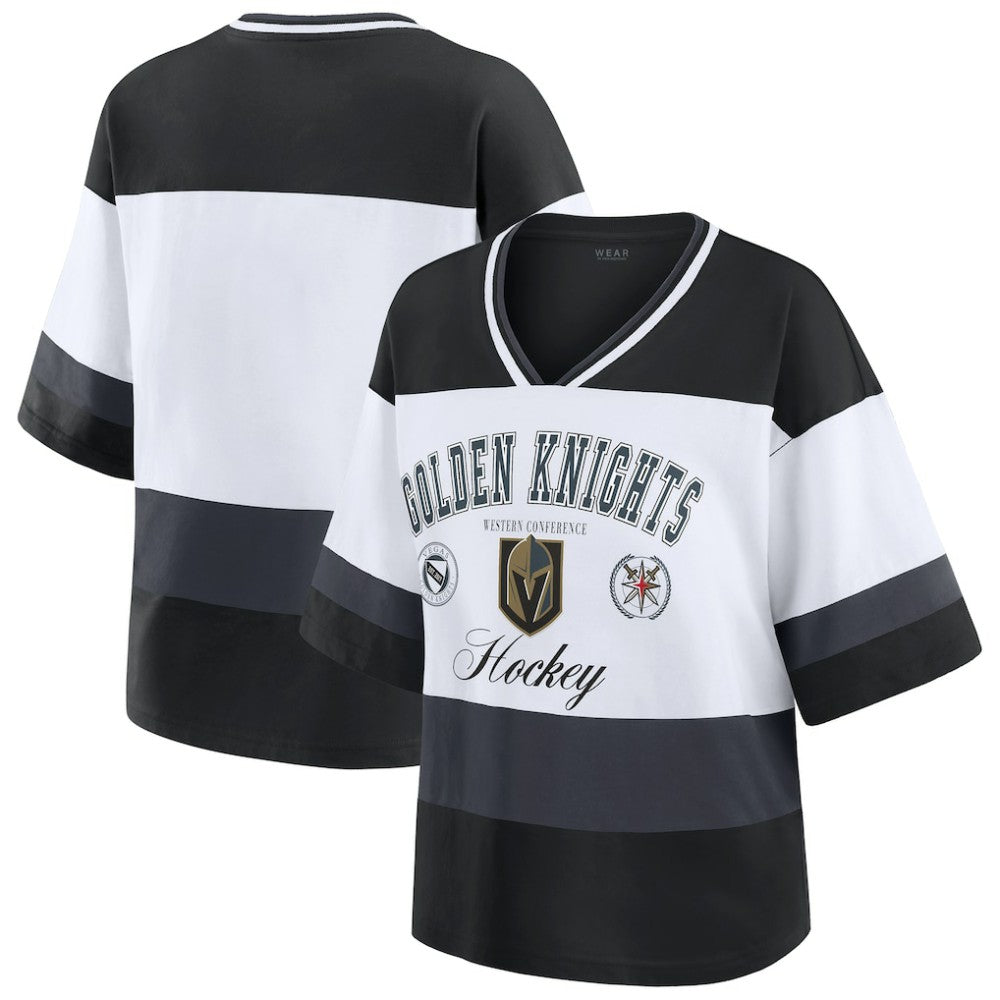 NHL Vegas Golden Knights WEAR by Erin Andrews Women's Jersey Style Tee