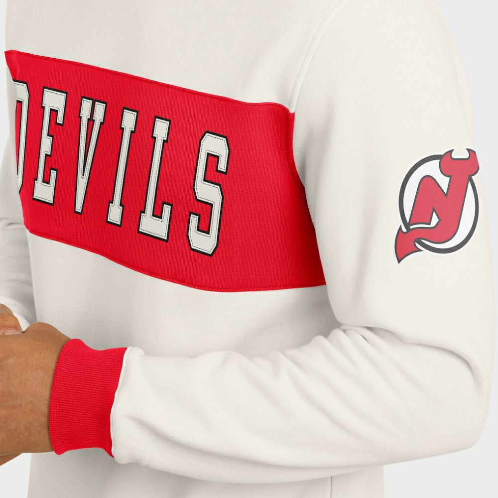 NHL New Jersey Devils Darius Rucker Collection by Fanatics Colorblock Pullover Sweatshirt