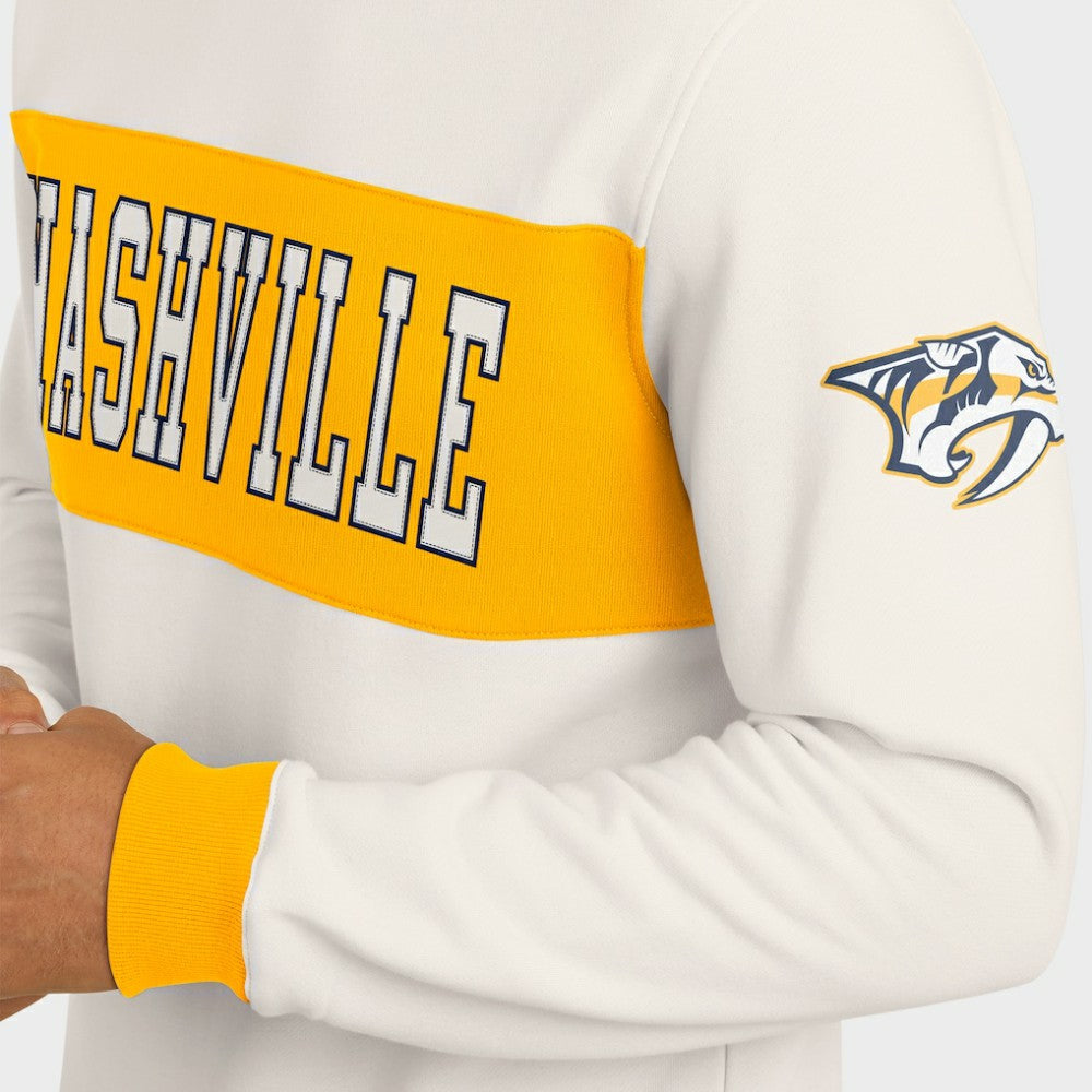 NHL Nashville Predators Darius Rucker Collection by Fanatics Colorblock Pullover Sweatshirt