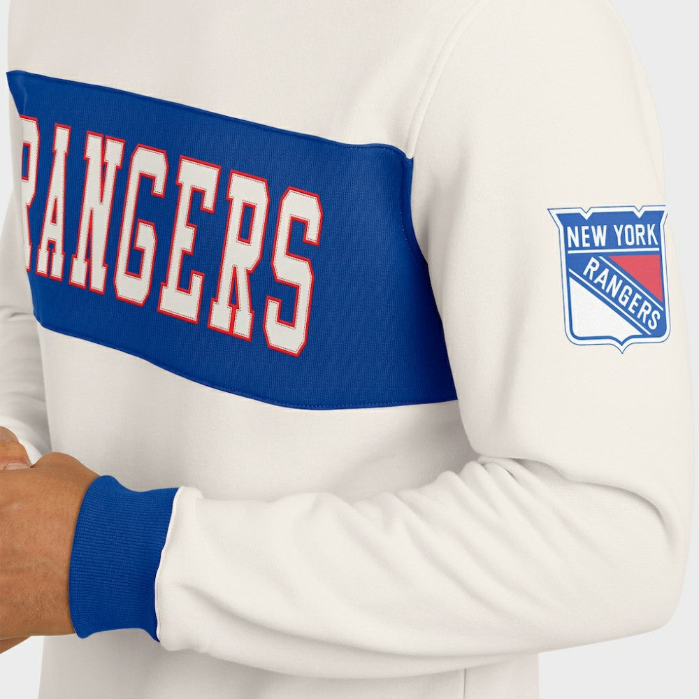 NHL New York Rangers Darius Rucker Collection by Fanatics Colorblock Pullover Sweatshirt