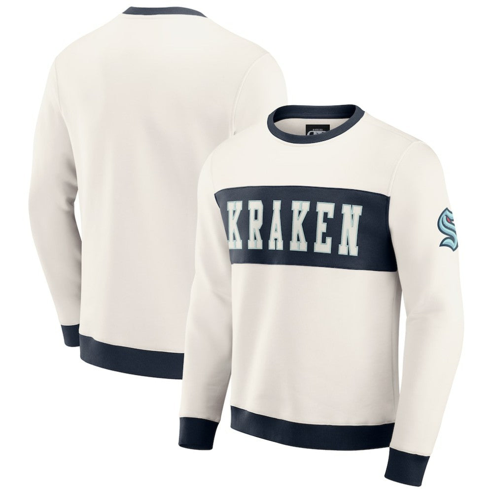 NHL Seattle Kraken Darius Rucker Collection by Fanatics Colorblock Pullover Sweatshirt